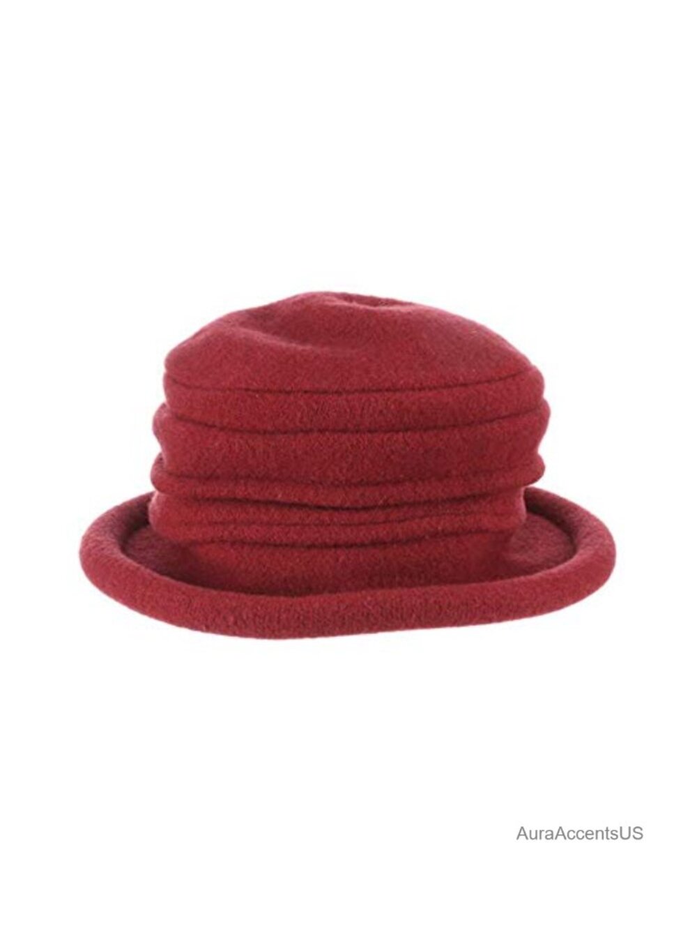 Packable Boiled Wool Cloche Hat One Size Fits Most Travel